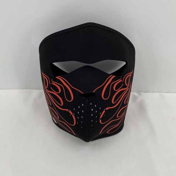 ZANheadgear Flame Neoprene Full Face Mask Black One Size - Picture 7 of 8